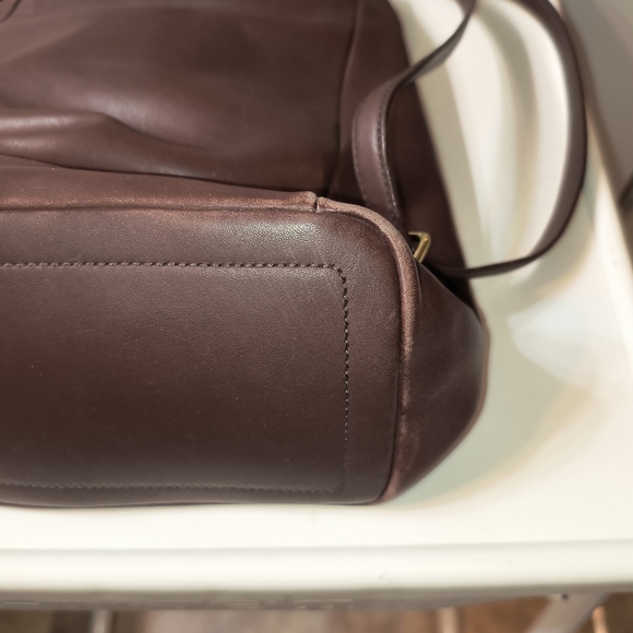 VTG Coach Legacy West Hampton Brown Leather Backpack - Style 9827 - Picture 9 of 11